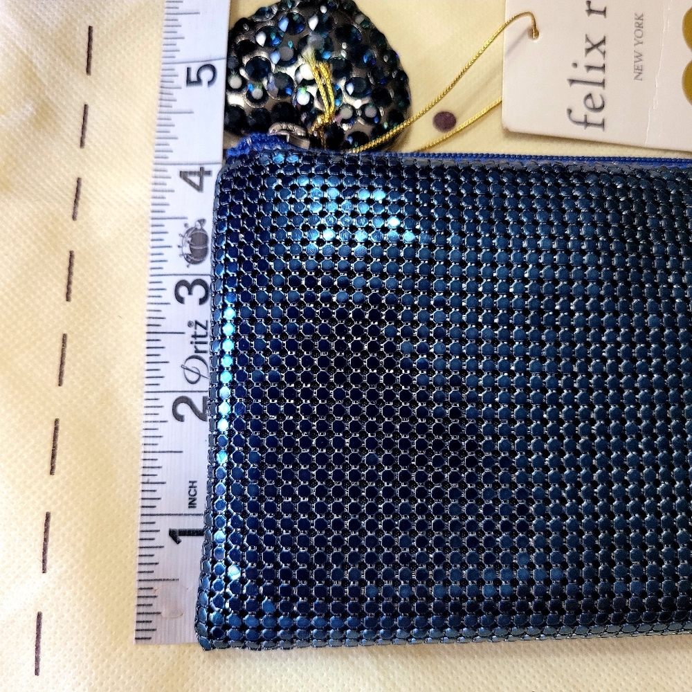 Felix Rey Metal Mesh Clutch NWT - Picture 7 of 7